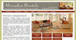 Desktop Screenshot of abingdonrentals.com